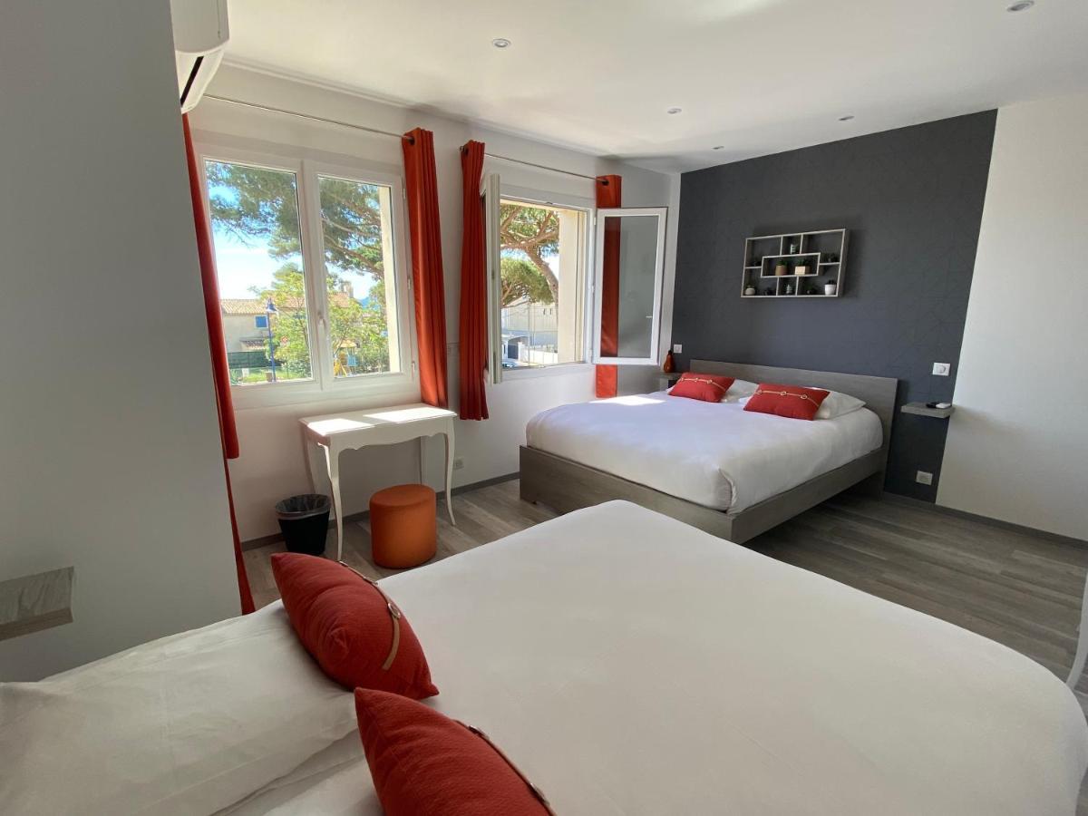 Logis Hotel Restaurant Le Kalliste Hyères Eksteriør bilde